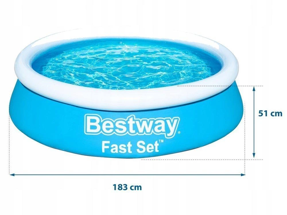 Bestway baseinas Fast Set 183x51cm (57392)