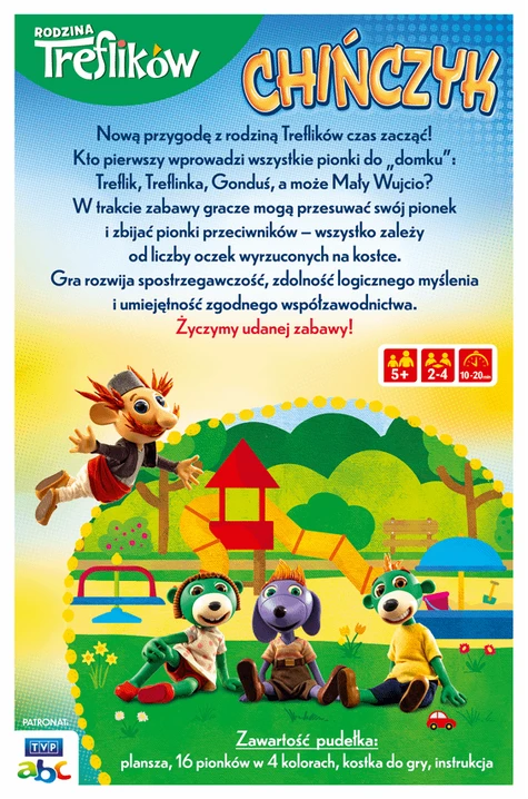 Stalo žaidimas: Ludo – Treflikų šeima Trefl 02069