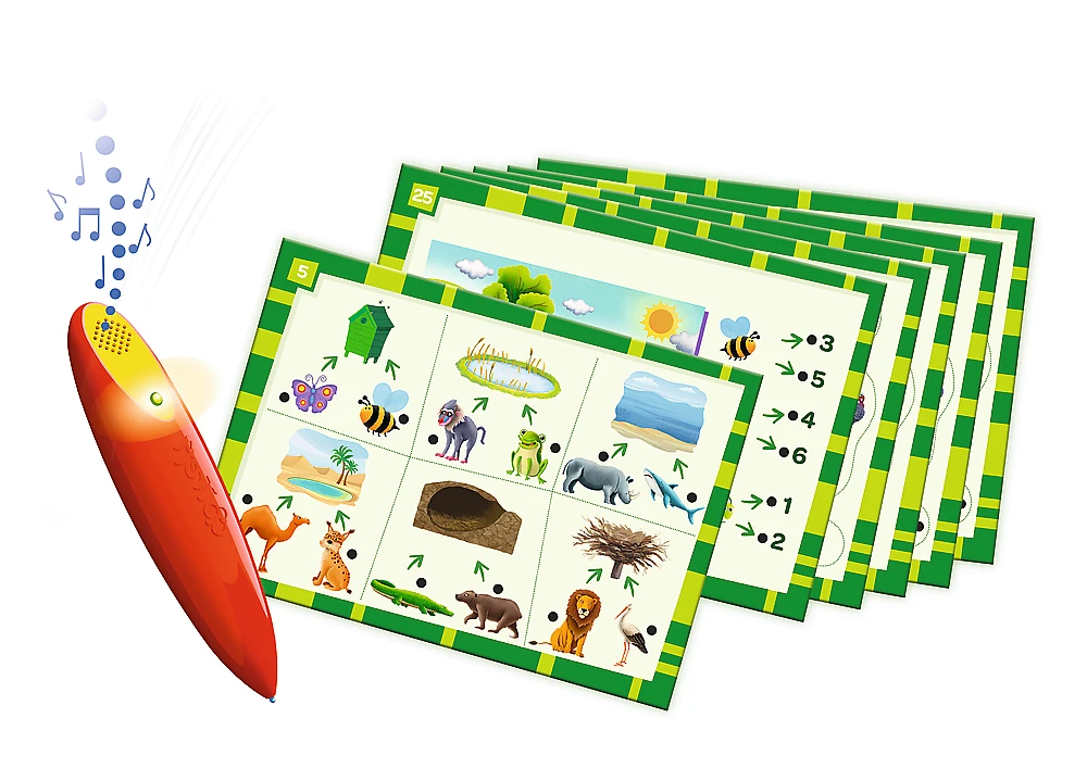 Trefl Game Animals Magic pieštukas