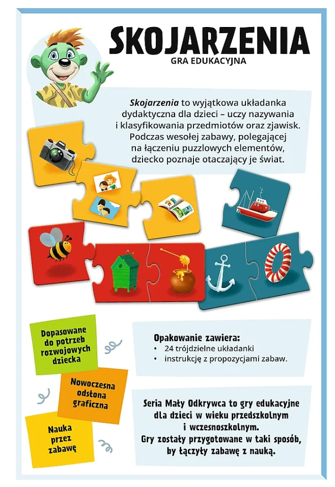 Trefl Edukacinė dėlionė Skojarzenia