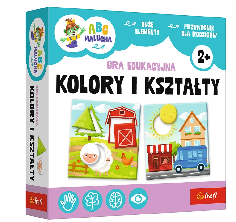 Trefl Edukacinis žaidimas Spalvos ir formos ABC mažiesiems 02904