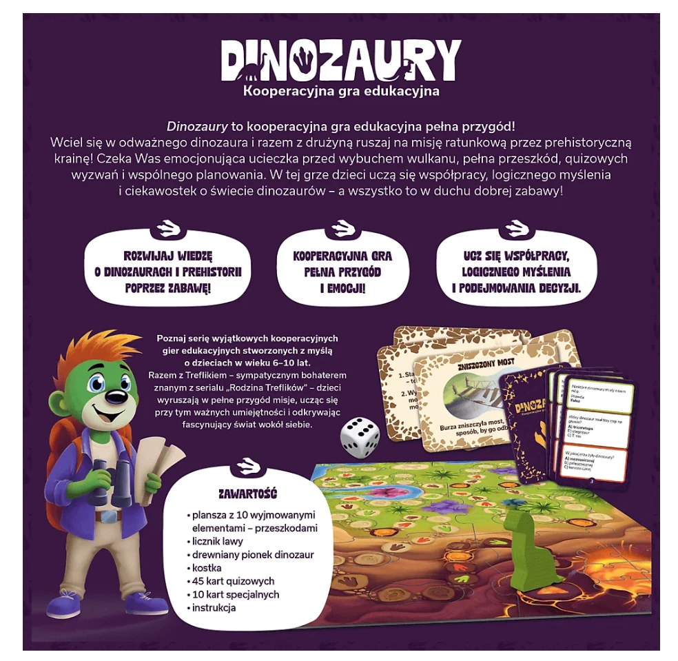 Trefl Edukacinis žaidimas: Dinozaurai