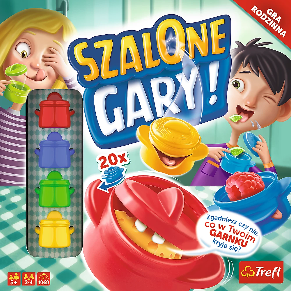 TREFL 01767 Crazy Pots žaidimas 5+