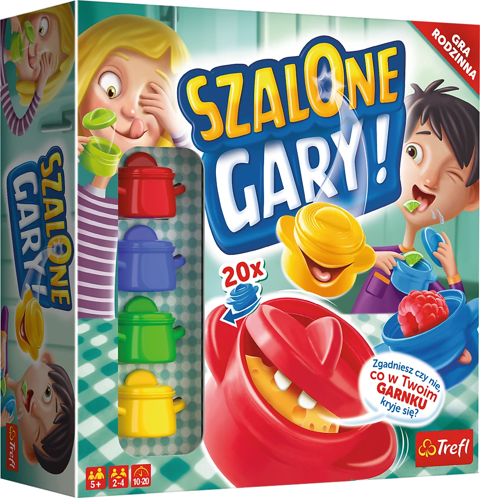 TREFL 01767 Crazy Pots žaidimas 5+
