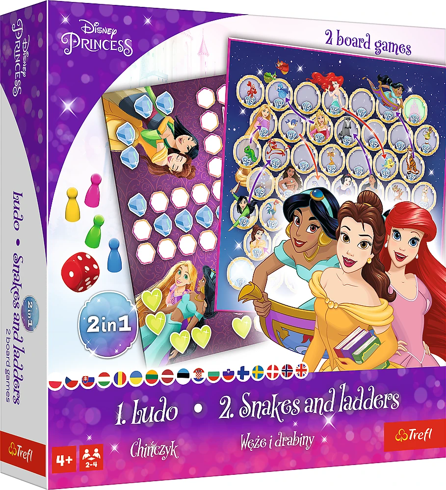 Disney Princess TREFL Stalo žaidimas 2 in 1 „Princesės“