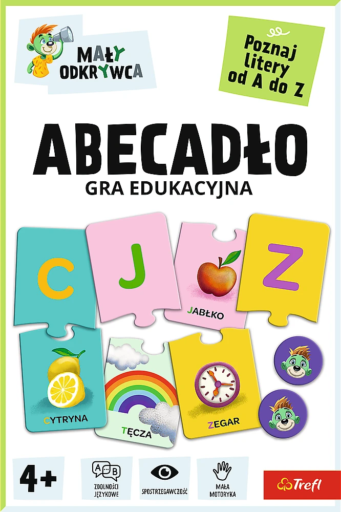 Trefl Edukacinė dėlionė vaikams Abėcėlė Mažasis Tyrinėtojas