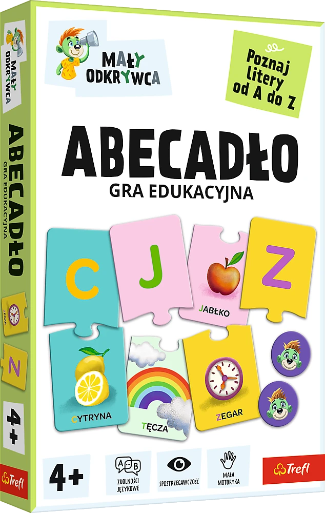 Trefl Edukacinė dėlionė vaikams Abėcėlė Mažasis Tyrinėtojas