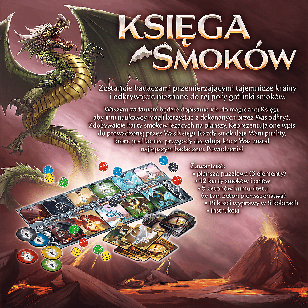 Trefl Book of Dragons stalo žaidimas