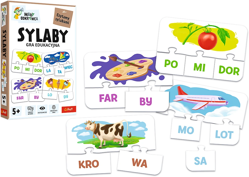 Žaidimas Syllables / Little Explorer / Treflik Family 02813