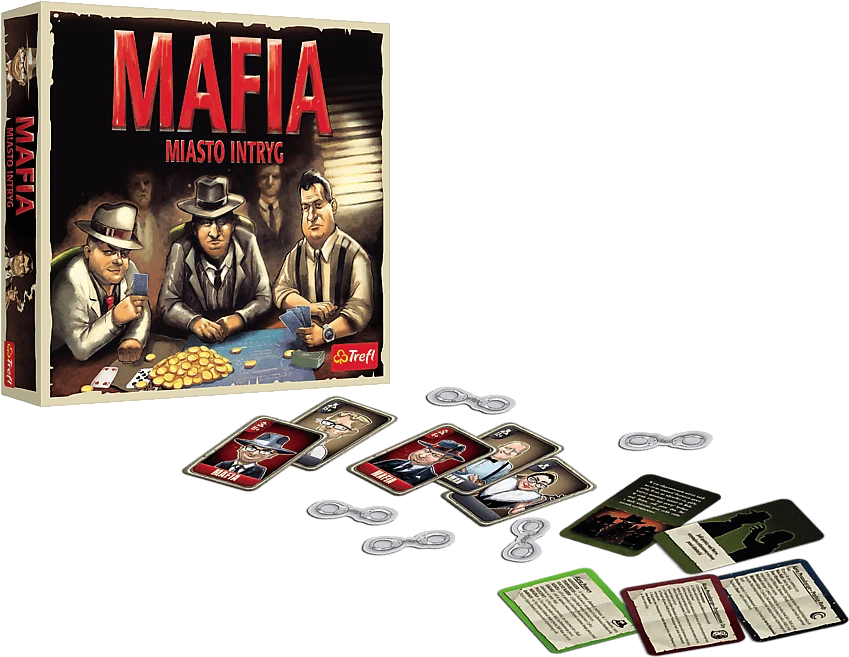 Mafia City of Intrigue Žaidimas Trefl vakarėlių žaidimas