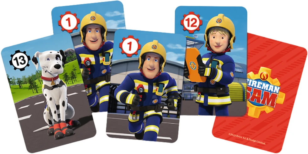 Dėlionė Trefl Kortų kaladė „Fireman Sam“ (Piotruś)