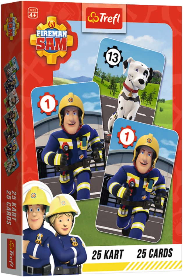 Dėlionė Trefl Kortų kaladė „Fireman Sam“ (Piotruś)