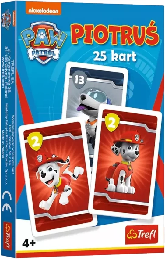 Trefl Kortų žaidimas Paw Patrol
