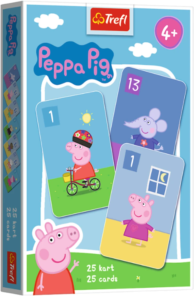 Peppa Pig TREFL Kortų žaidimas „Kiaulytė Pepa“