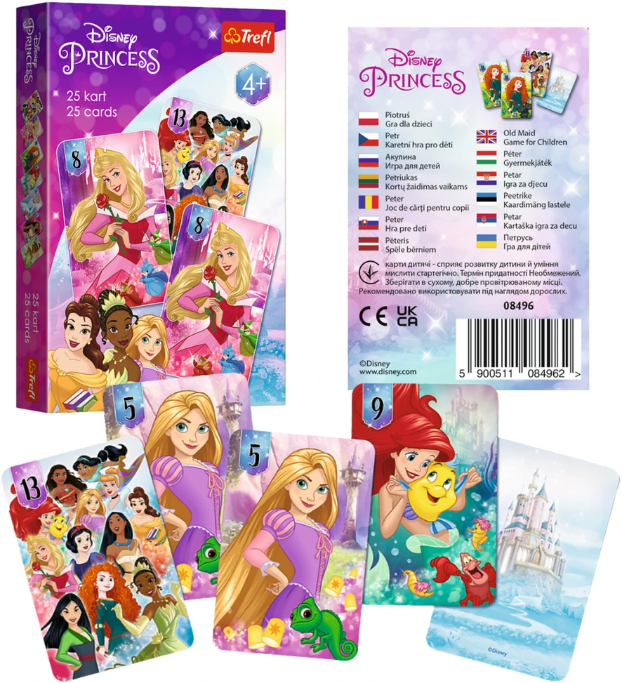 Disney Princess TREFL Kortų žaidimas „Princesės“