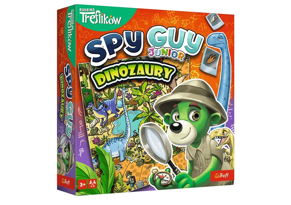 Trefl Kooperacinis stalo žaidimas vaikams Spy Guy Junior Dinozaurai