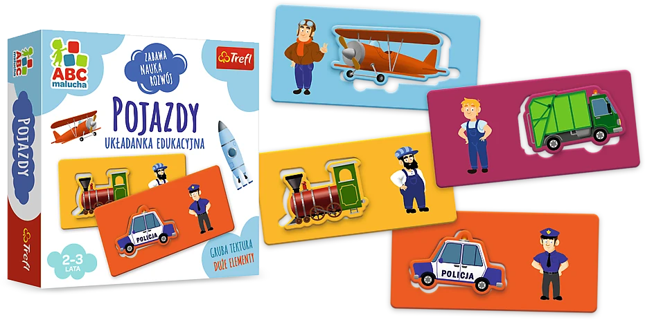 TREFL 01942 Mažylio ABC transporto priemonių žaidimas*