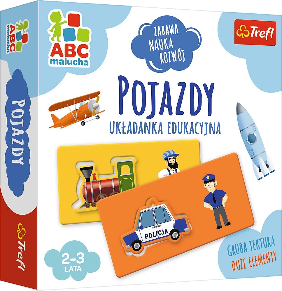 TREFL 01942 Mažylio ABC transporto priemonių žaidimas*