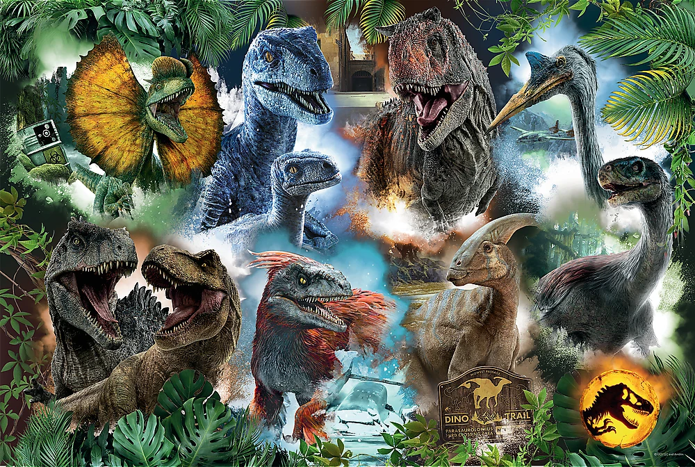 Trefl Dėlionė 300 vnt. - Juros periodo pasaulis (Jurassic World)