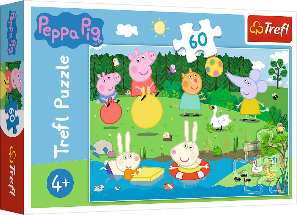 Trefl Dėlionė 60 vnt. - Peppa Pig ir draugai