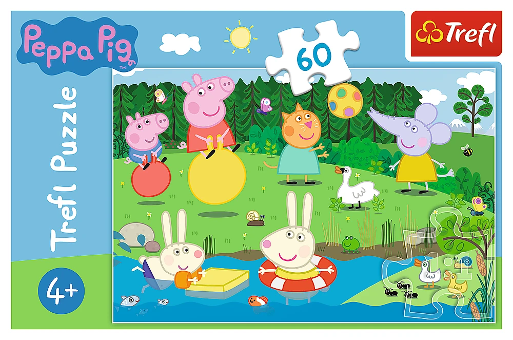 Trefl Dėlionė 60 vnt. - Peppa Pig ir draugai