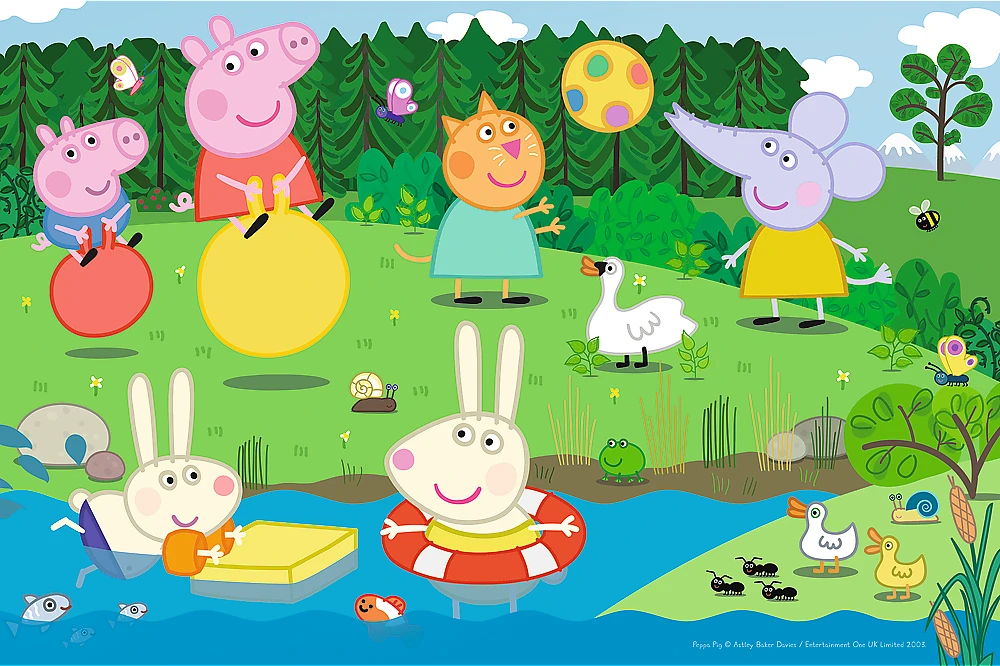 Trefl Dėlionė 60 vnt. - Peppa Pig ir draugai