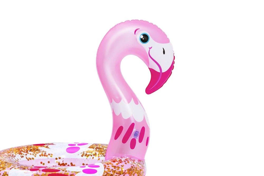 „Bestway“ plaukimo žiedo gulbės blizgučiai 61cm