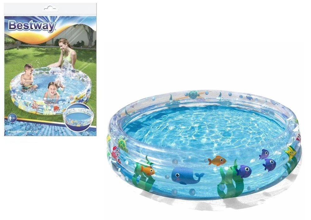 BESTWAY baseinas trijų žiedų (skersmuo 152cm), 51004B