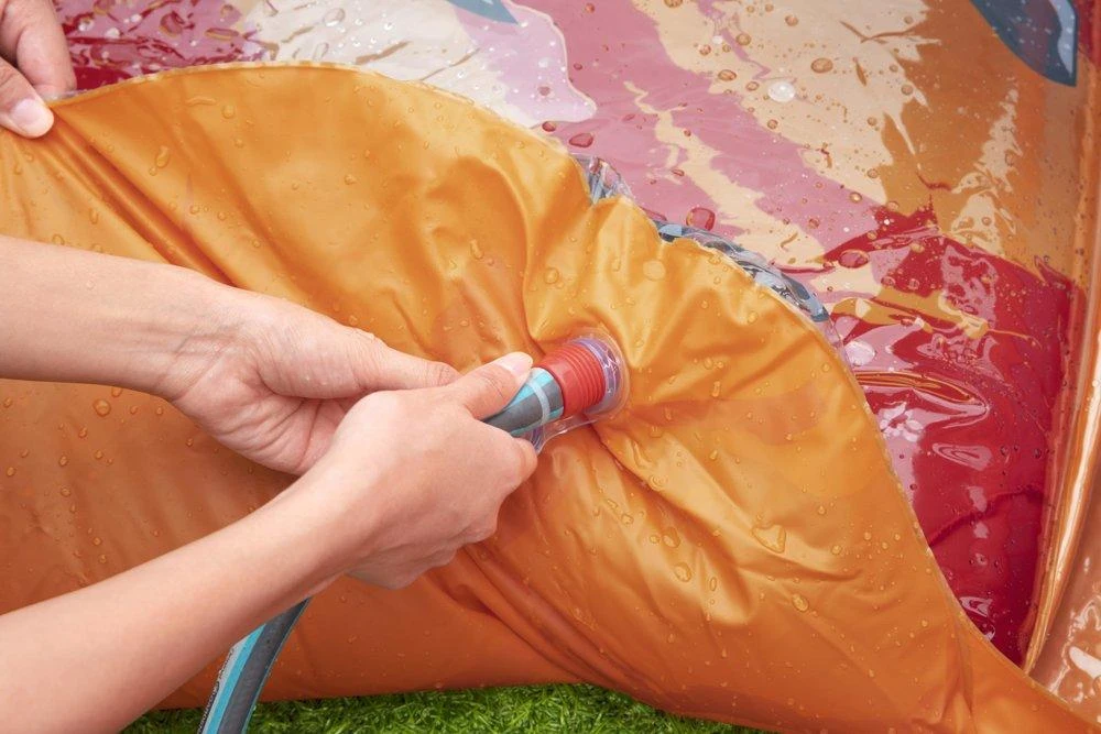 Bestway pripučiama žaidimų aikštelė - baseinas Ugnikalnis 265x265x104 cm (53069)