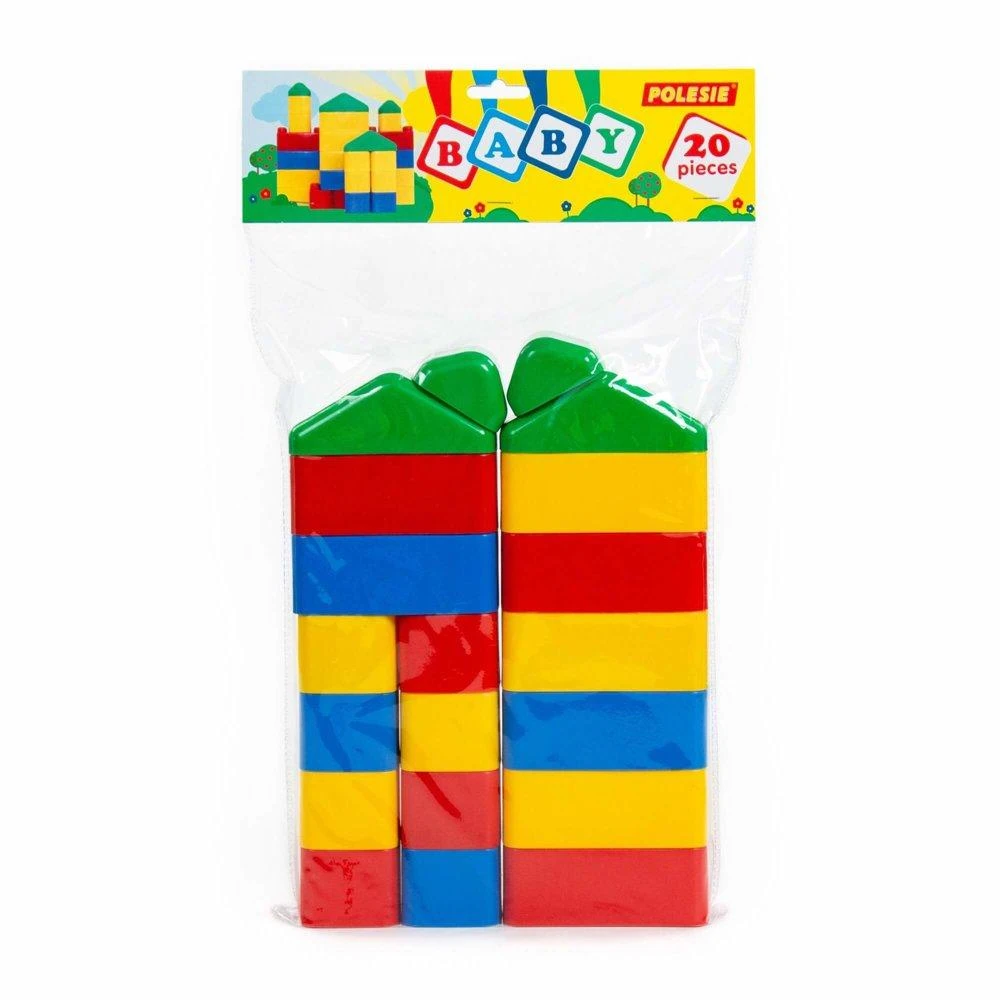 Polesie Lean Toys Edukacinės kaladėlės 20 vnt.
