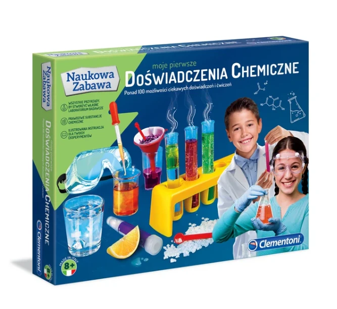 Žaidimas Clementoni pirmieji cheminiai eksperimentai 60774