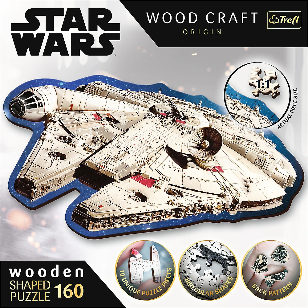Trefl Medinė dėlionė 160 vnt. - Star Wars