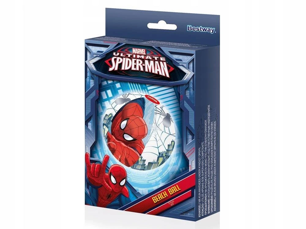 Bestway Pripučiamas paplūdimio rutulys 51 cm Spiderman