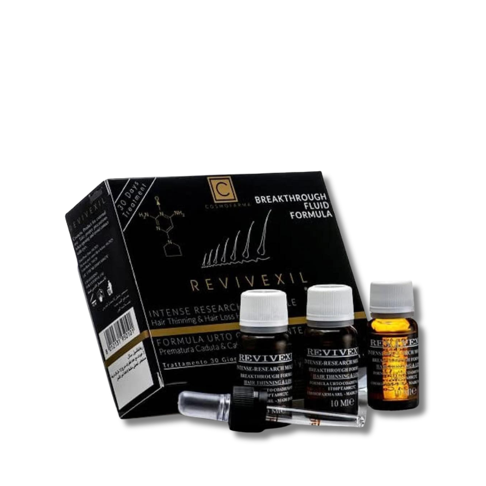 Cosmofarma Plaukų plikimą stabdanti serumų terapija REVIVEXIL 3x10ml