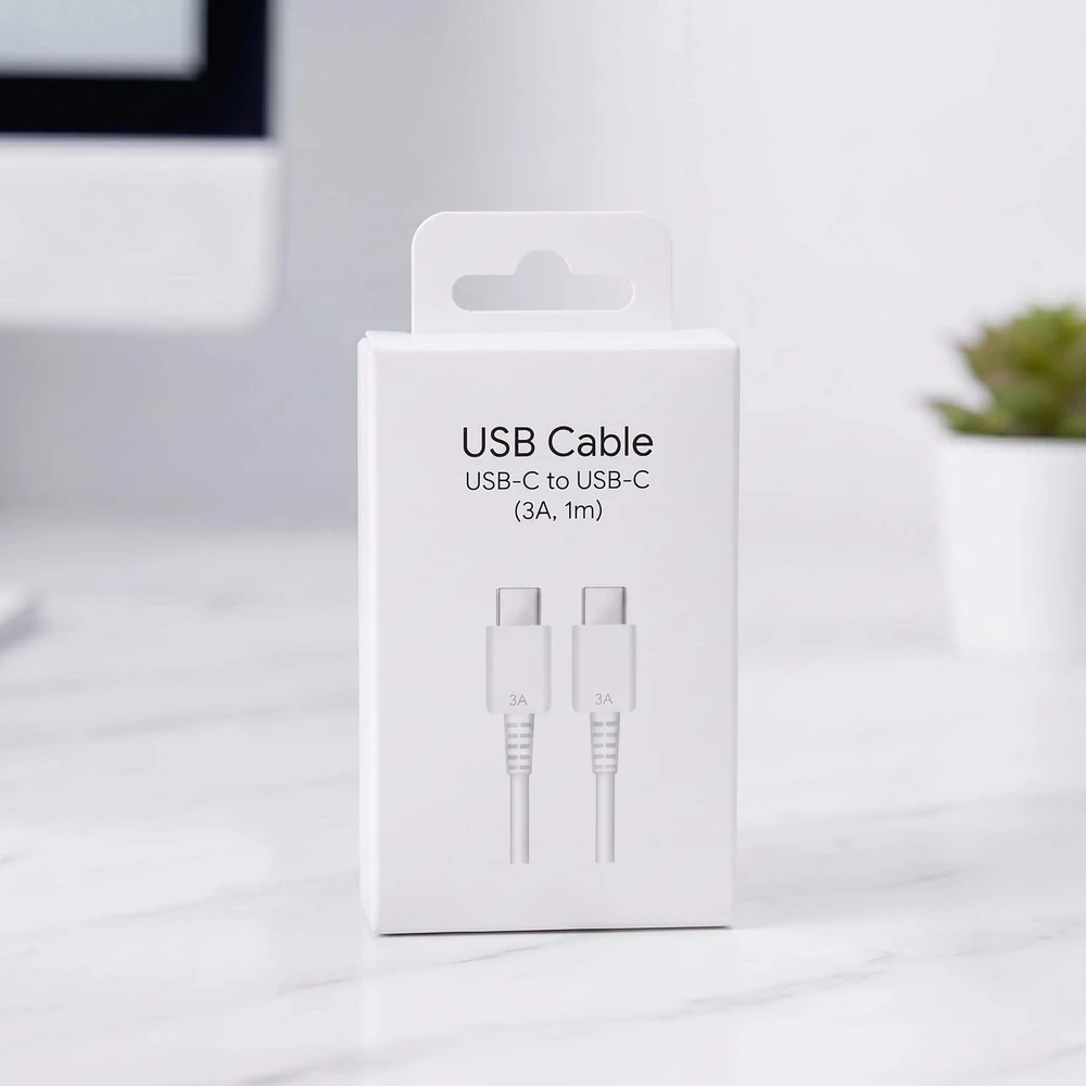 3A USB-C krovimo ir duomenų perdavimo laidas Android / iPhone 15 telefonams (1m)
