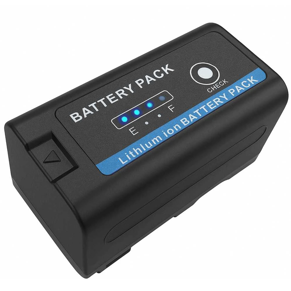 Sony NP-F750 PRO akumuliatorius su indikatoriumi 5200 mAh
