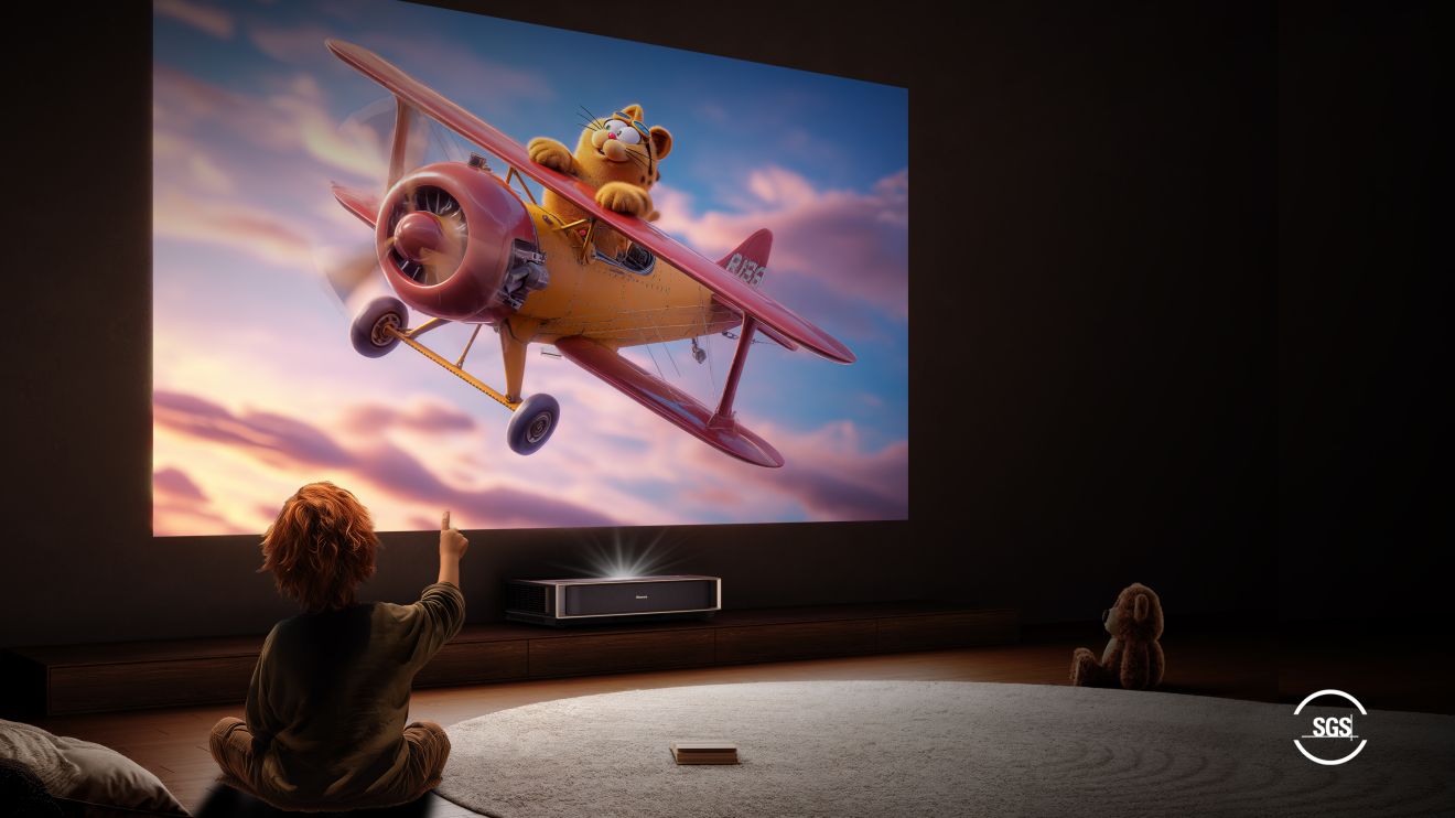Lazerinis projektorius Hisense PT1 Laser Cinema 4K UHD, 80–150