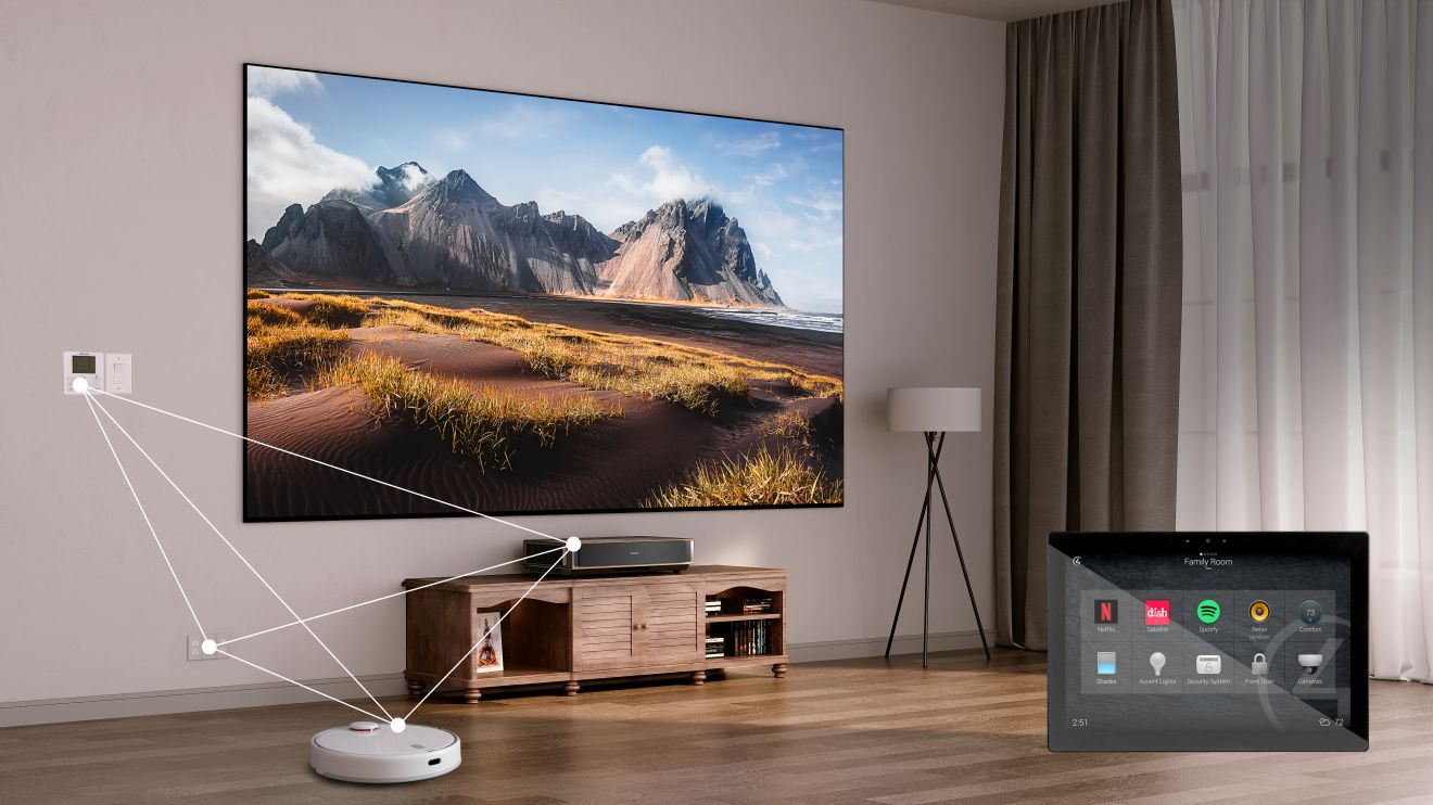 Lazerinis projektorius Hisense PT1 Laser Cinema 4K UHD, 80–150