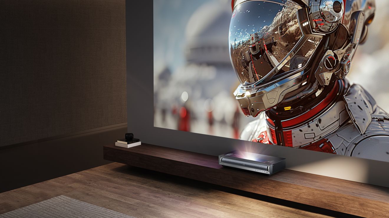 Lazerinis projektorius Hisense PX3-PRO 4K UHD, 80–150