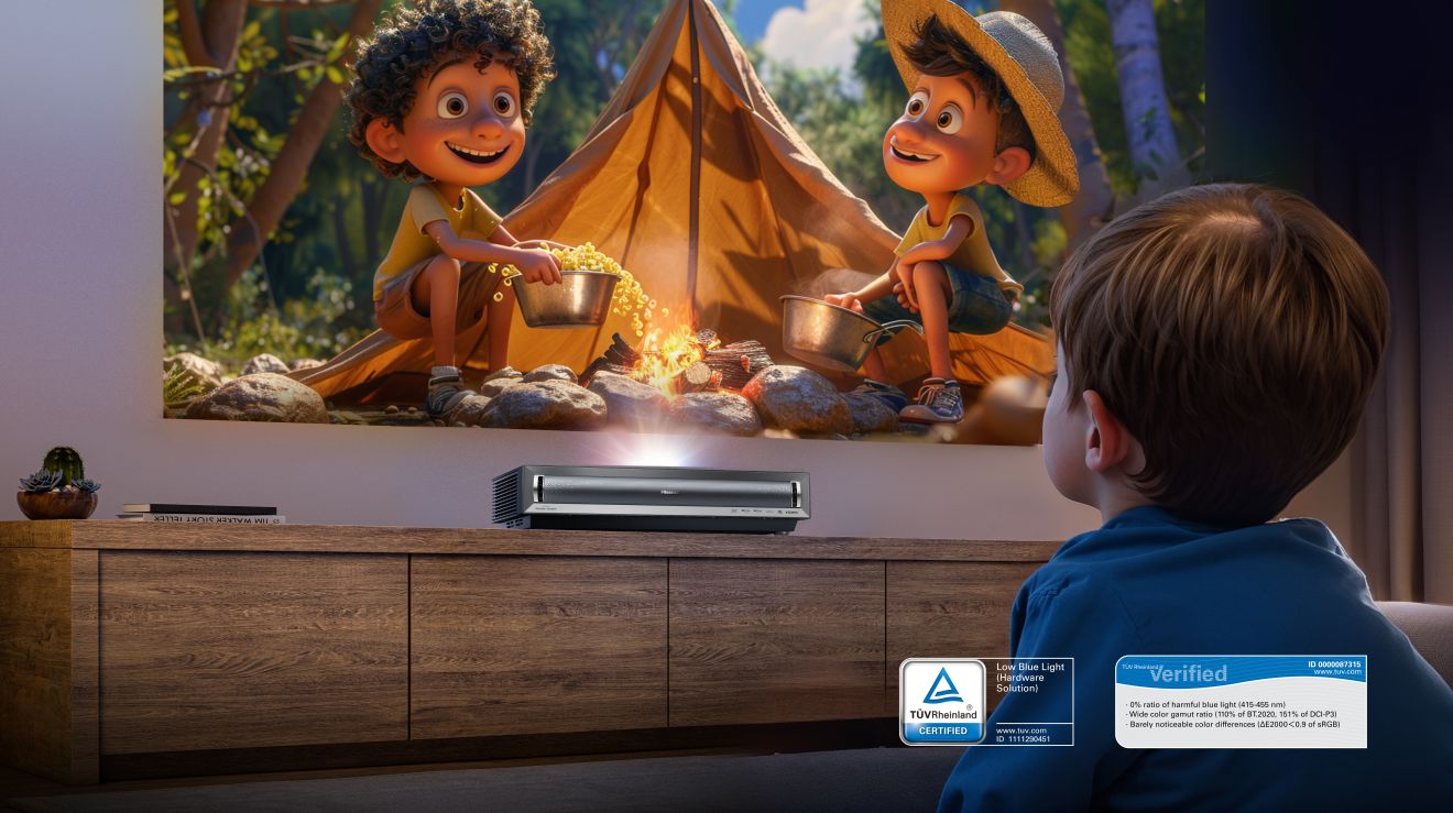 Lazerinis projektorius Hisense PX3-PRO 4K UHD, 80–150