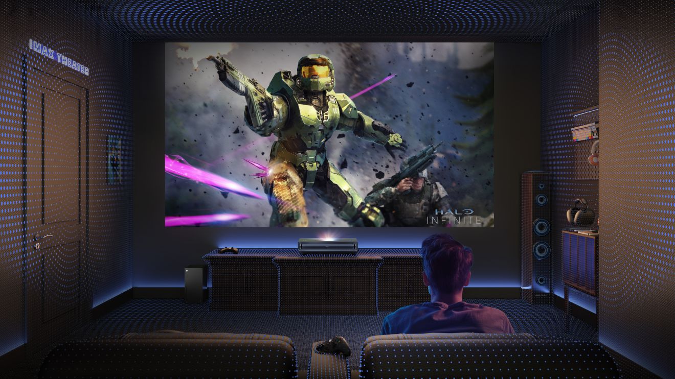 Lazerinis projektorius Hisense PX3-PRO 4K UHD, 80–150