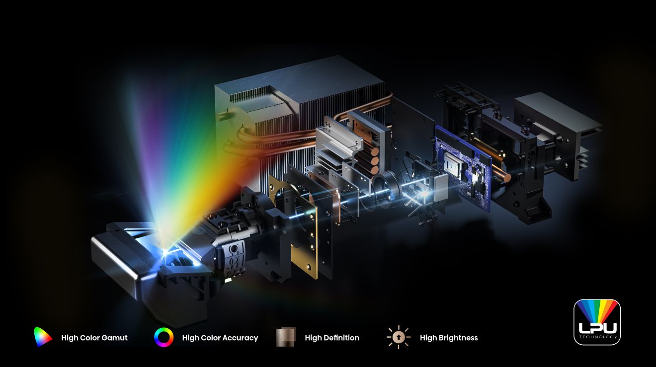 Lazerinis projektorius Hisense PX3-PRO 4K UHD, 80–150
