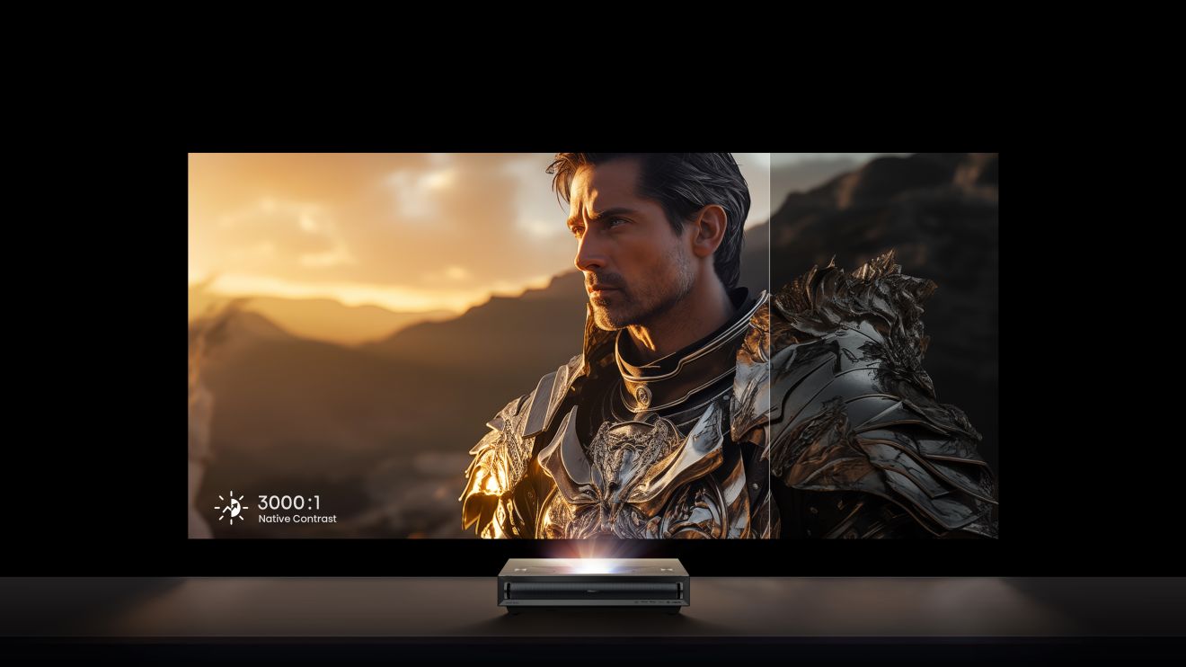 Lazerinis projektorius Hisense PX3-PRO 4K UHD, 80–150