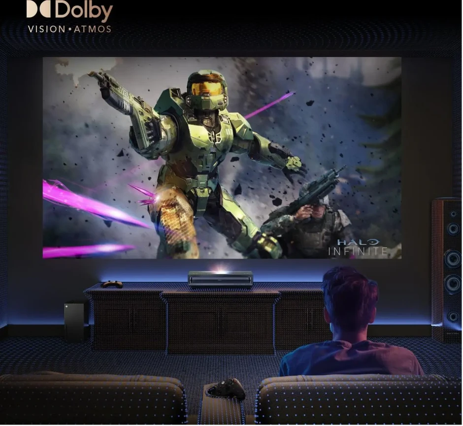 Lazerinis projektorius Hisense PX3-PRO 4K UHD, 80–150", 3000 ANSI lm, Dolby Vision, Dolby Atmos