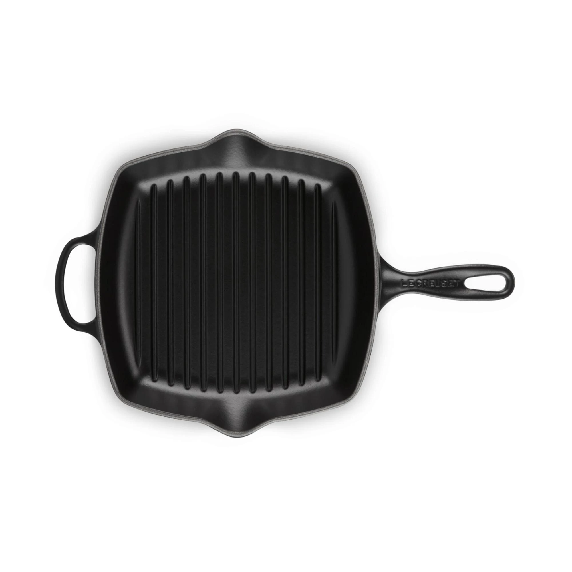 Virtuvės Indai - Le Creuset Signature Kvadratinė Keptuvė 26cm Indaplovėje Saugi Juoda