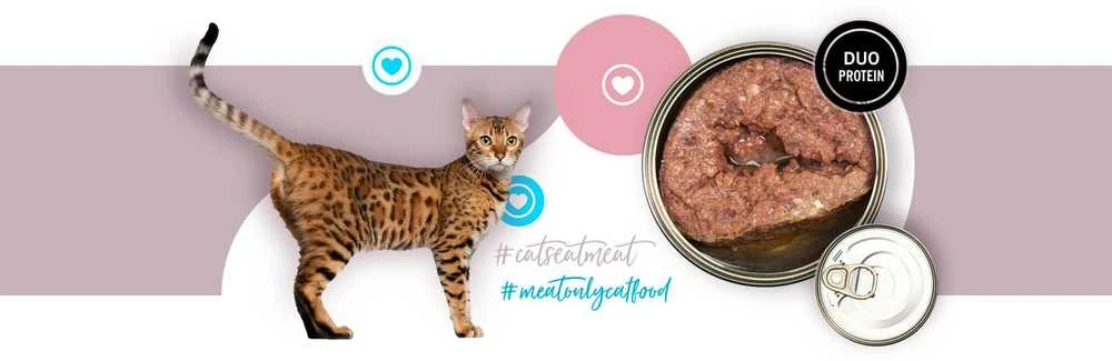 Drėgnas Kačių Maistas - 3COTY 24 Kalakutiena ir Žąsis 180g Be Grūdų, Be Glitimo