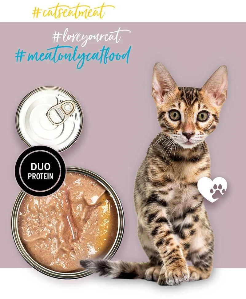 3COTY kalakutiena su žąsų mėsa kačiukams - šlapias kačių ėdalas - 80g
