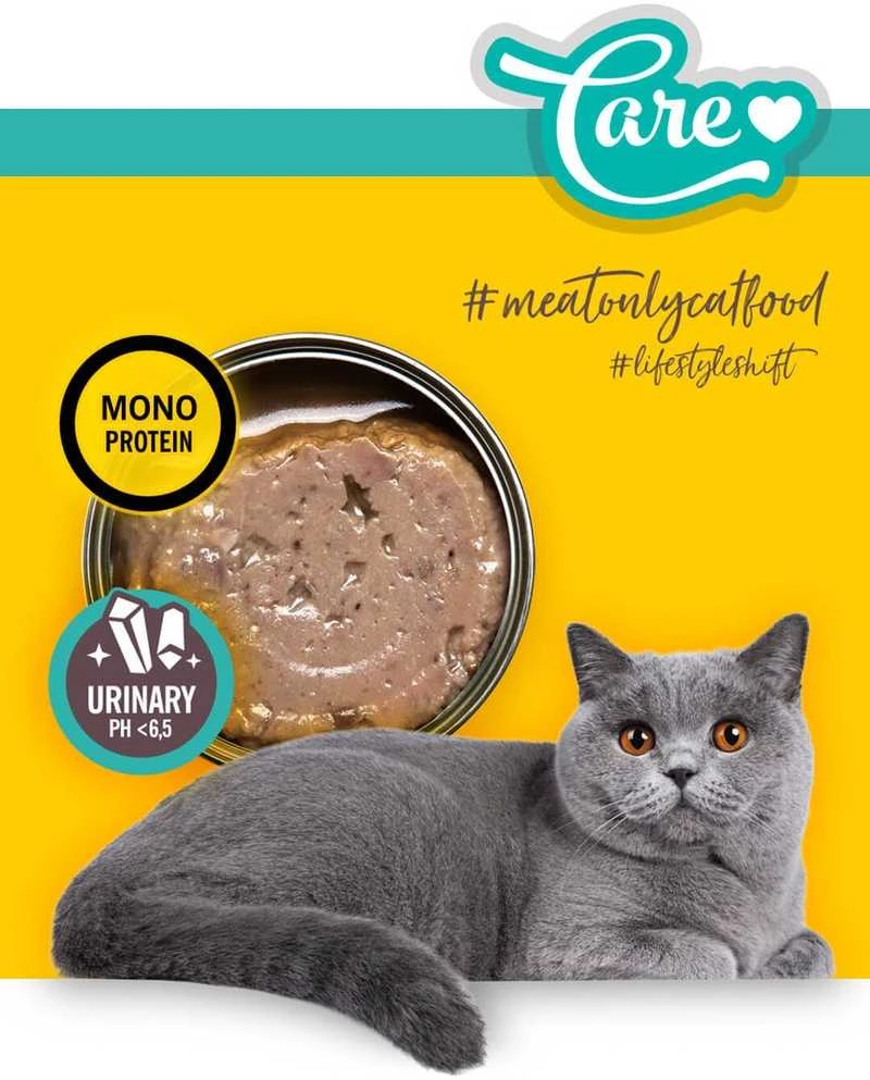 3COTY vištiena Struvite Care - šlapias kačių ėdalas - 80 g