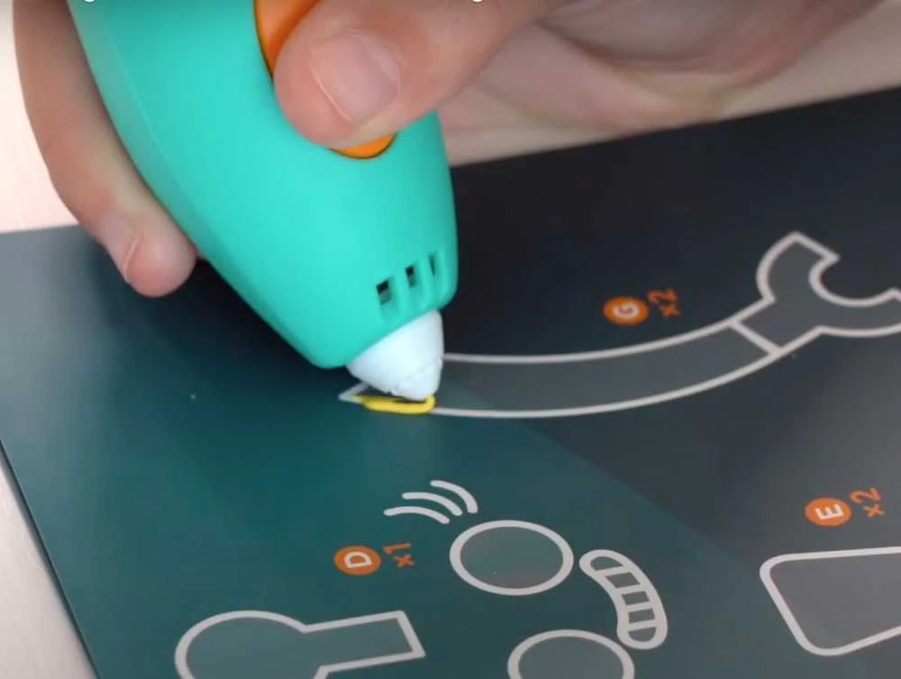 3D rašiklis 3Doodler Start+ su užpildų rinkiniu