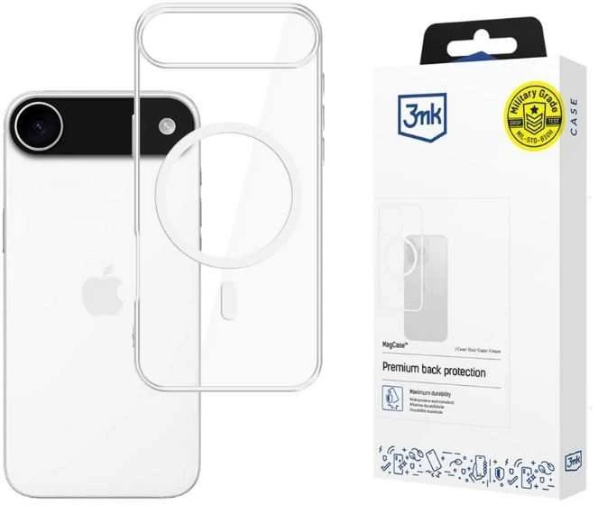 Dėklas 3Mk Apsauginis 3mk „Armor MagCase“, skirtas „iPhone 17 Air“ – skaidrus